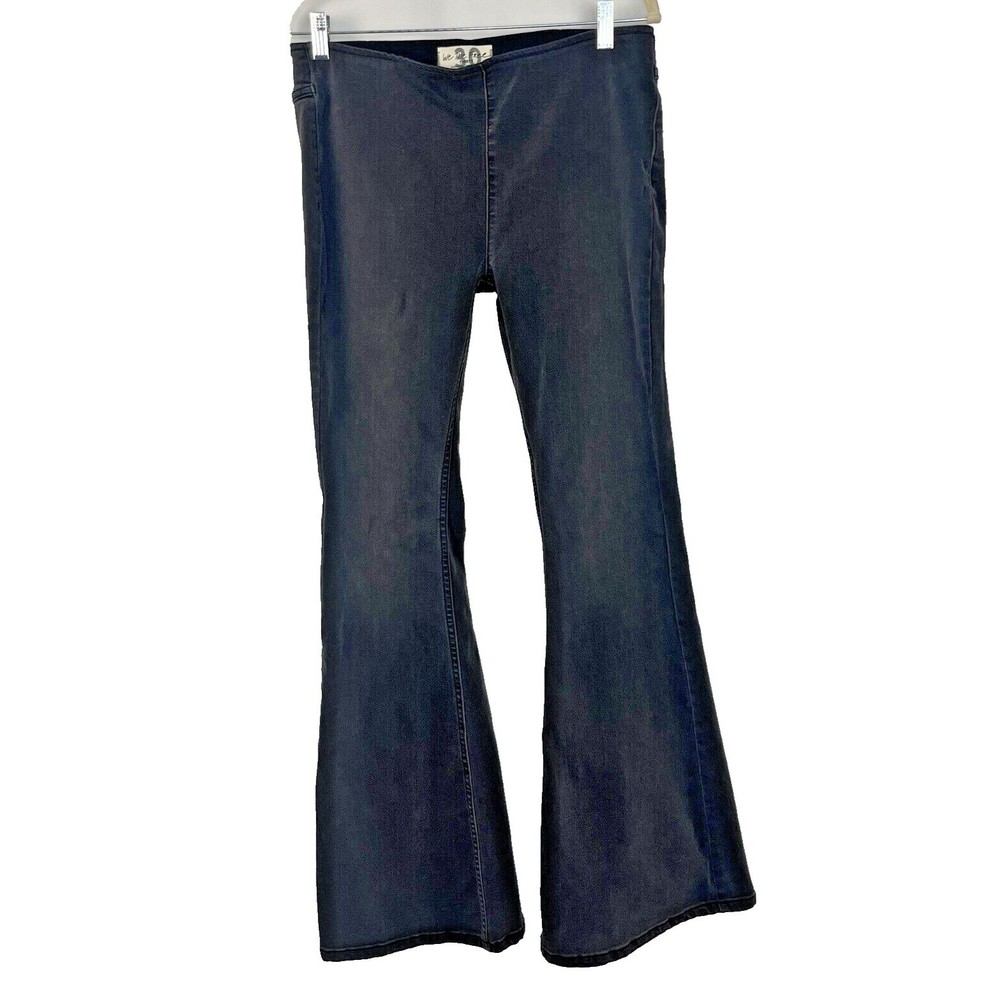 We The Free Dark Wash Wide Leg Jeans